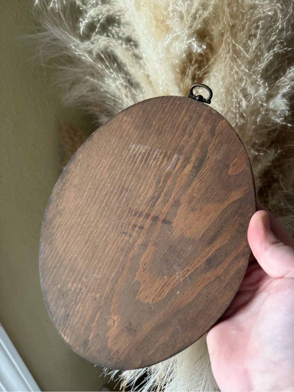 Hand Painted Wooden Wall Plaque - Picture 3 of 3